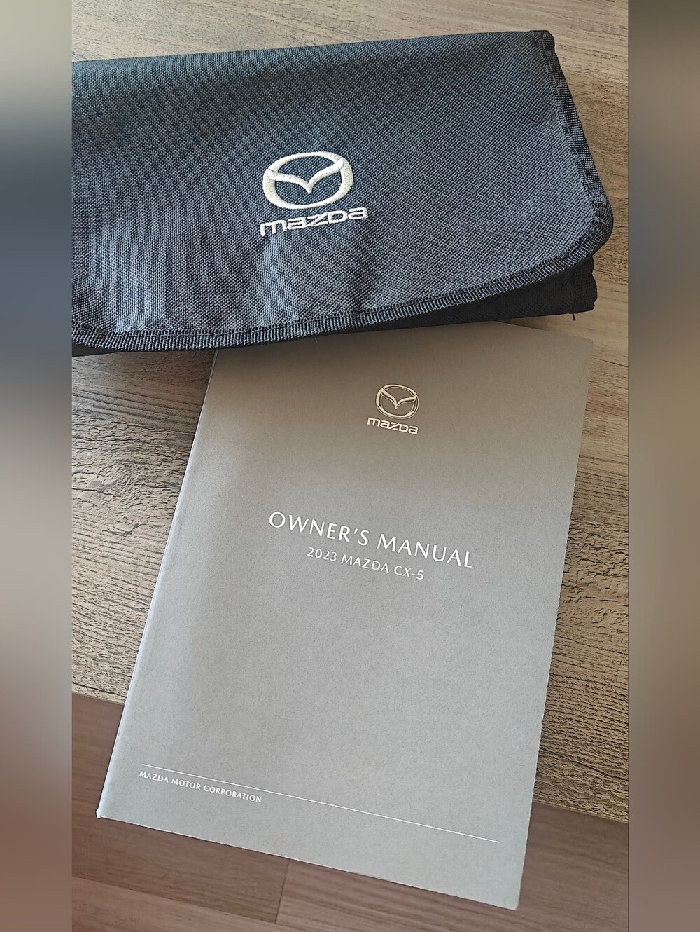 Mazda Owner's Manual & Black Pouch - 2023 CX-5